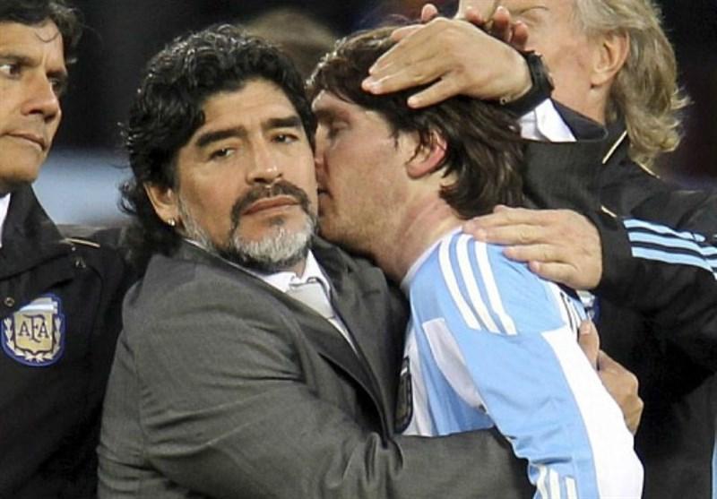 فوتبال دنیا، تماس مارادونا با لیونل مسی برای عذرخواهی!
