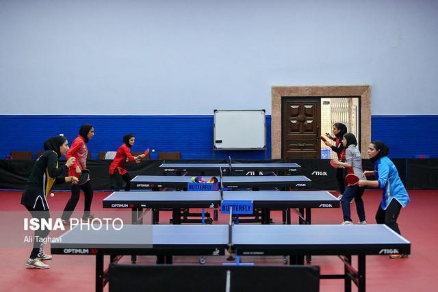 دختران بوشهر قهرمان المپیاد استعدادهای برتر تنیس روی میز شدند