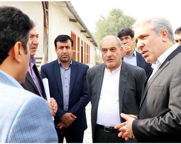 رئیس سازمان میراث فرهنگی از مجموعه گردشگری نخلستان صفاآباد گورزین قشم بازدید کرد