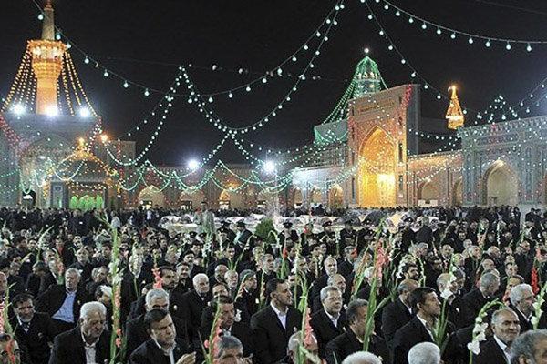 حرم مطهر رضوی در شب میلاد جوادالائمه(ع) گلباران می شود