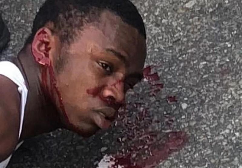 حمله وحشیانه پلیس نیویورک به جوان سیاهپوست