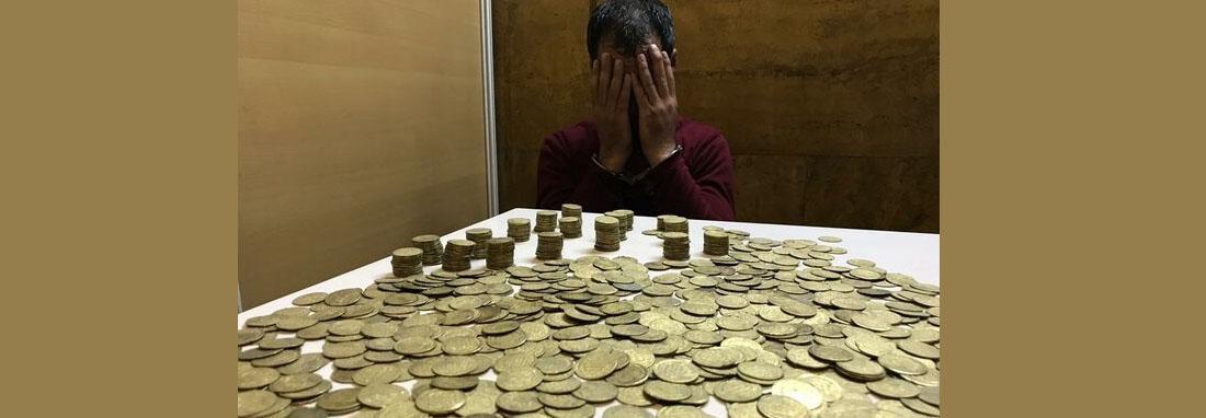 کشف سکه های اشکانی در زمان معامله قاچاقچیان در خوزستان