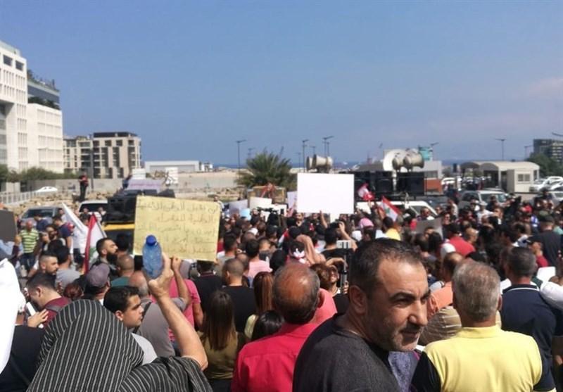 تظاهرات اعتراض آمیز مردمی در لبنان