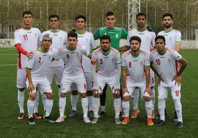 مقدماتی فوتبال جوانان آسیا، تساوی ایران و قرقیزستان در نیمه نخست