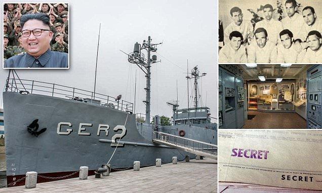 کشتی جاسوسی آمریکا همچنان اسیر کره ای ها است