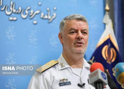 دریادار خانزادی: امنیت امروز ایران در دریا کاملا بومی است