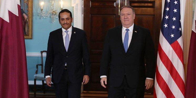 تشکر پمپئو از حمایت قطر درباره حوادث عراق تشکر پمپئو از حمایت قطر درباره حوادث عراق