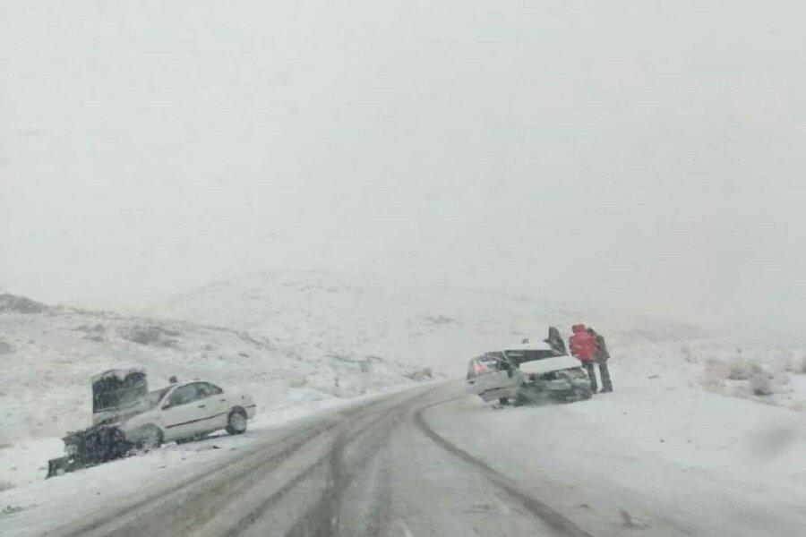 لغزندگی جاده های همدان منجر به 80 فقره سوانح رانندگی شد