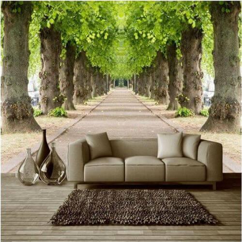 اشنایی با کاغذ دیواری سه بعدی