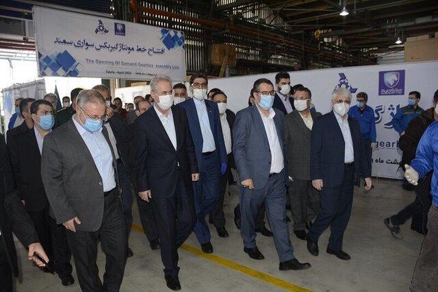 خط تولید گیربکس های خودرو سمند در تبریز راه اندازی شد