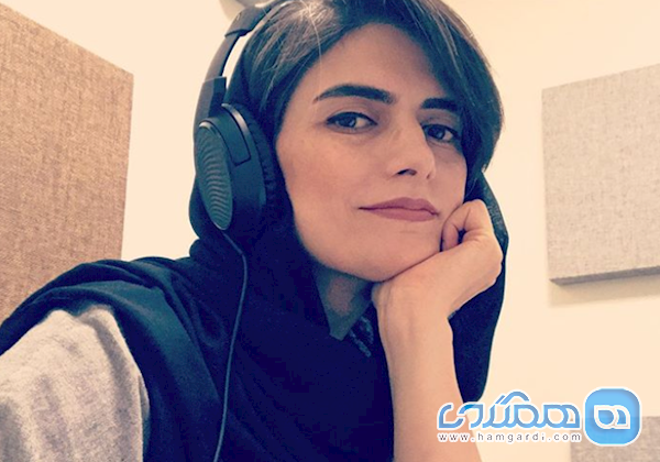 مهسا ملک مرزبان سر ضبط برنامه اش