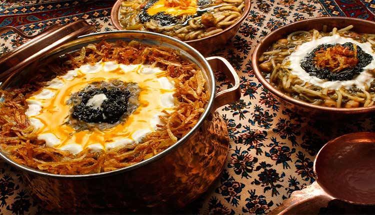 طرز تهیه آش رشته برای 2 نفر