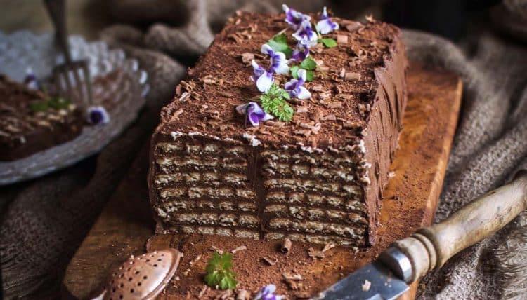 طرز تهیه کیک یخچالی شکلاتی بصورت مرحله به مرحله طرز تهیه کیک یخچالی شکلاتی بصورت مرحله به مرحله