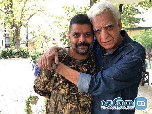شاهد احمدلو در کنار کارگردان خاطره ساز