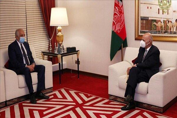 اشرف غنی با نماینده آمریکا در امور افغانستان دیدار کرد