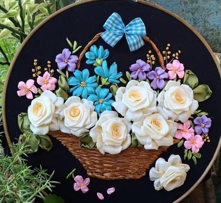 ایده هایی برای روبان دوزی