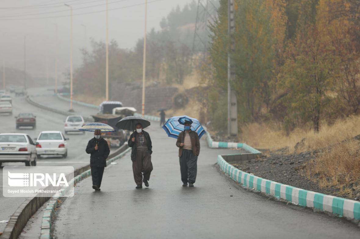 خبرنگاران بارش باران در مهاباد رکورد زد