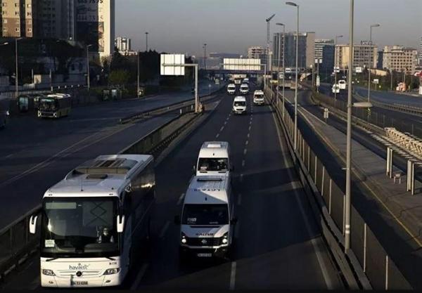 اعمال محدودیت رفت وآمد در سراسر ترکیه