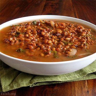 طرز تهیه سوپ چشم بلبلی و کلم برگ طرز تهیه سوپ چشم بلبلی و کلم برگ