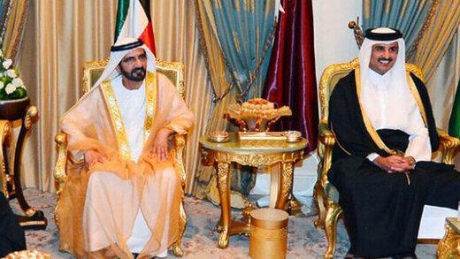 نخستین گفتگوی امیر قطر با حاکم دبی پس از آشتی دو کشور نخستین گفتگوی امیر قطر با حاکم دبی پس از آشتی دو کشور