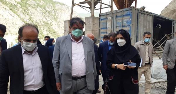 اسماعیل نجار معاون وزیرکشور بازدید از سد هراز در آمل بازدید کرد