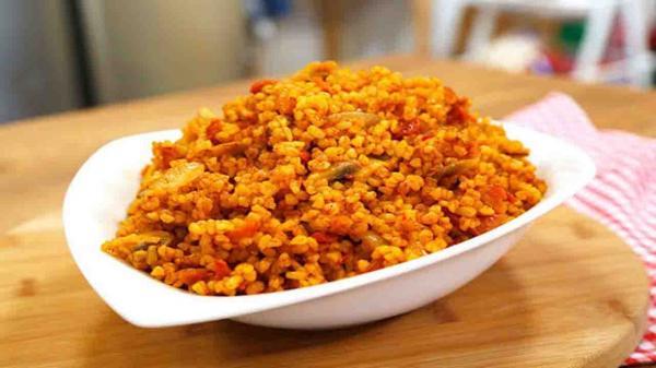 طرز تهیه کباب ادویه ای با پلوی بلغور طرز تهیه کباب ادویه ای با پلوی بلغور