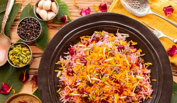آلبالو پلو مجلسی شاهانه چطور یک آلبالو پلو مجلسی شاهانه با مرغ و گوشت قلقلی بپزیم؟